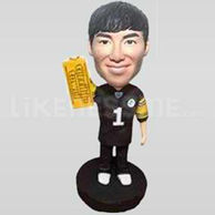 Personalized Bobble Head Doll -Pittsburgh Steelers Fan with Terrible Towel