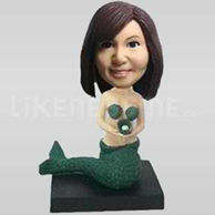 Custom Bobblehead Mermaid-11492