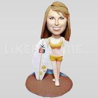 Bobble Head Doll Surfer Girl-11833