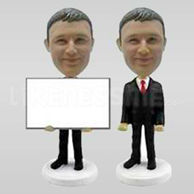 Businessman Card holder Personalized Bobblehead-11924
