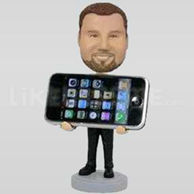 Personalized iPhone Holder Bobblehead-11928