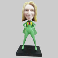 Personalized custom super woman bobblehead