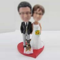 Personalized Personalized custom wedding cake bobble head doll