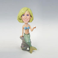 Personalized custom Mermaid bobbleheads
