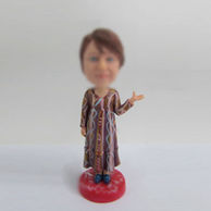 Personalized custom Mom with skirts bobbleheads