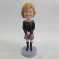 Personalized custom black Boots bobbleheads