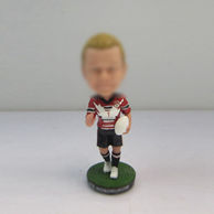 Personalized custom Rugby boy bobbleheads