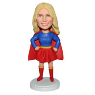 Custom funny superwoman  bobble head
