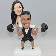 Customize wedding gifts for him who is a weightlifting lover