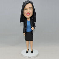 Custom bobbleheads gifts for wife who is a businesswoman
