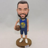 Personalized Basketball player bobblehead with beard