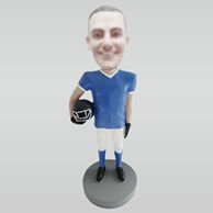 Personalized custom Rugby player bobble heads