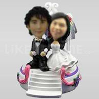 Cake customized toppers wedding-10624