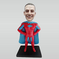 Custom super man bobblehead doll