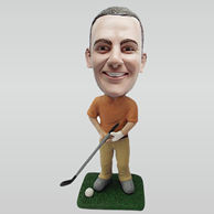 Personalized custom golf male bobbleheads