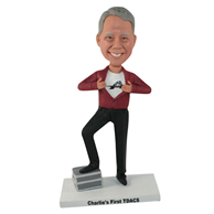 The man in red clothes custom bobbleheads
