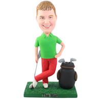 The golf man custom bobbleheads