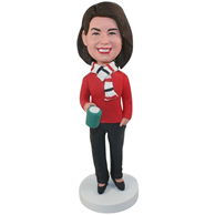 Custom  the red womanbobbleheads
