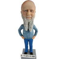 Personalized blue pants bobbleheads