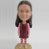 Girl  for custom bobblehead doll