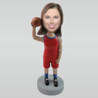 Personalized custom basketball bobble head