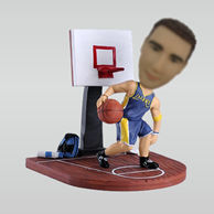 Personalized custom basketball player bobble heads