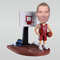 Personalized custom basketball player bobbleheads