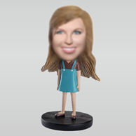 Personalized custom Cute Girl bobblehead dolls