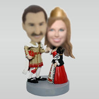 Personalized custom Masquerade party bobbleheads