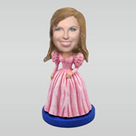 Personalized custom Princess bobbleheads