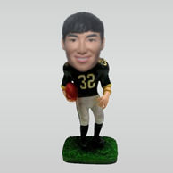 Personalized custom Rugby player bobblehead