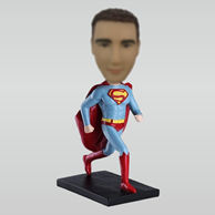 Personalized custom super man bobble heads
