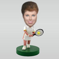 Personalized custom Tennis bobblehead
