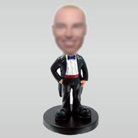Personalized custom work man/Groomsmen bobble head