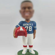 Personalized sports bobblehead doll