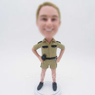 Personalized custom police bobbleheads