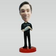 Custom work man bobbleheads