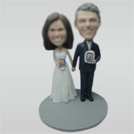 Custom wedding bobblehead