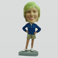 Custom female coach bobbleheads