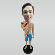 Custom Excellent swimmer bobbleheads