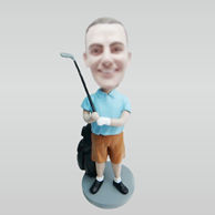Personalized custom golf bobblehead