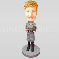 Bobble Head Doll School Teacher 2-11115