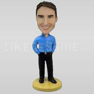 Custom Casual Executive Bobblehead  1-11129