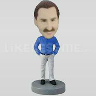 Custom  Casual  Bobblehead w55-11131