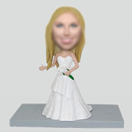 Personalized custom Bride bobblehead