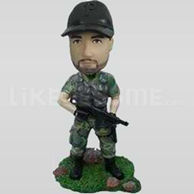 Custom Bobblehead Military 5-11146