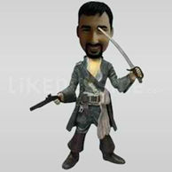 Custom Bobblehead Pirate-11159