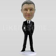 Custom Bobblehead Man Well Dressed-11167