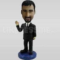 Custom Bobblehead Man Waving-11172