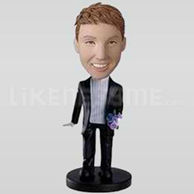 Custom Bobblehead Man Casual 12-11198